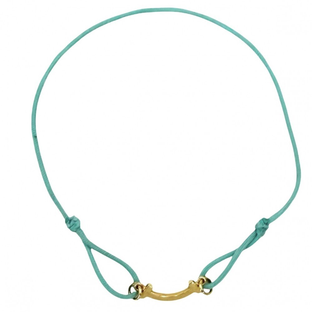 TIFFANY 18k Blue Charm Bracelet
